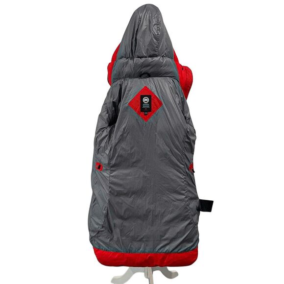Canada Goose Allston Red Packable Hooded Puffer Jacket XS Mid Length Coat - Picture 7 of 13